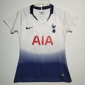 Nike Dri-Fit Tottenham Hotspur Soccer Jersey #8 Women's Large White & Blue 2018